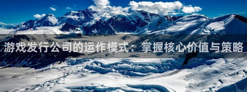 pp电子官网价 5O6917 pp电子：游戏发行公司的运作模式：掌握核心价值与策略